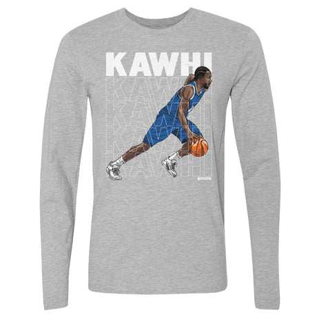 Kawhi Leonard Men's Long Sleeve T-Shirt | 500 LEVEL