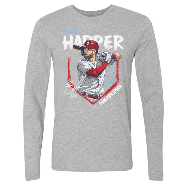 Bryce Harper Men's Long Sleeve T-Shirt | 500 LEVEL