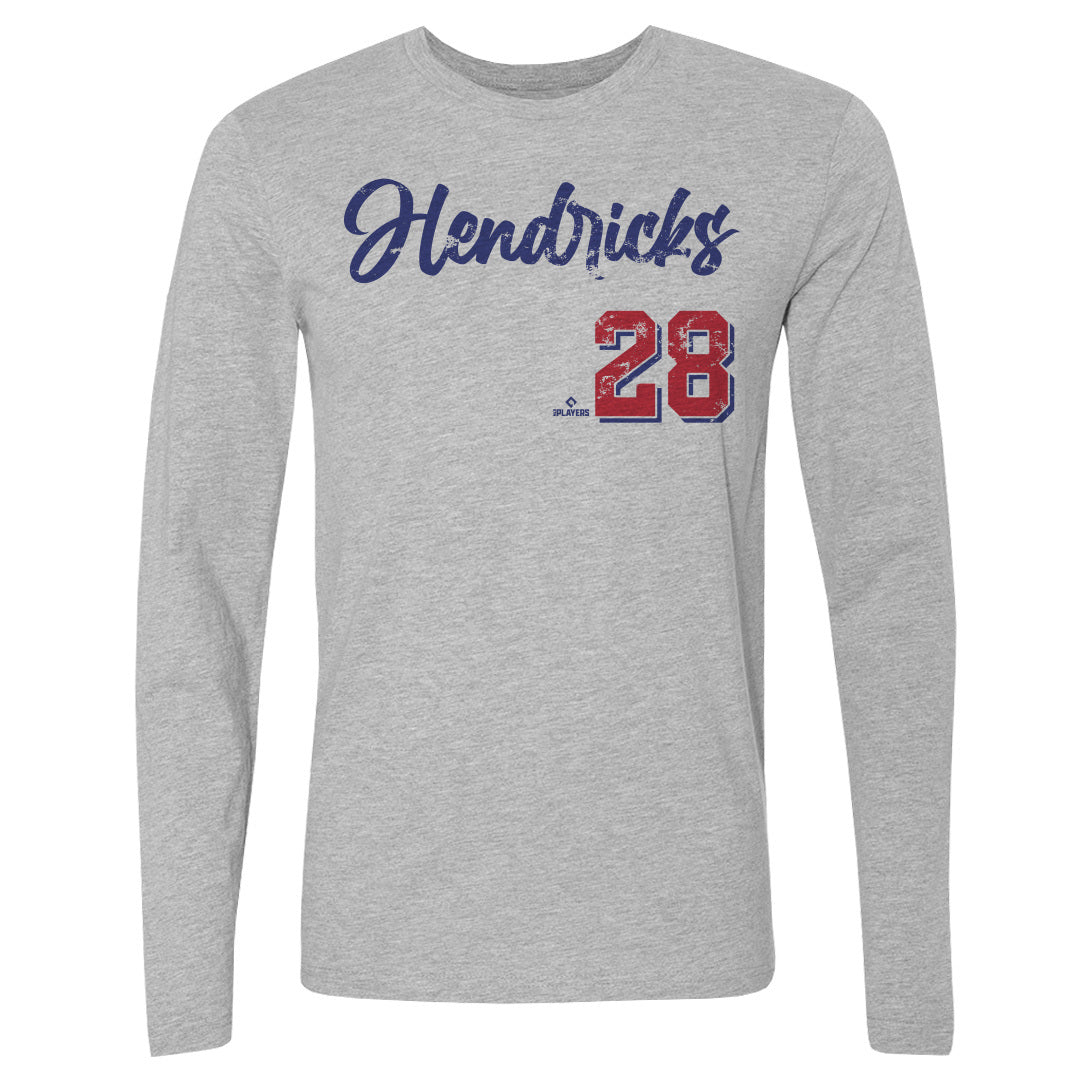 Kyle Hendricks Men&#39;s Long Sleeve T-Shirt | 500 LEVEL