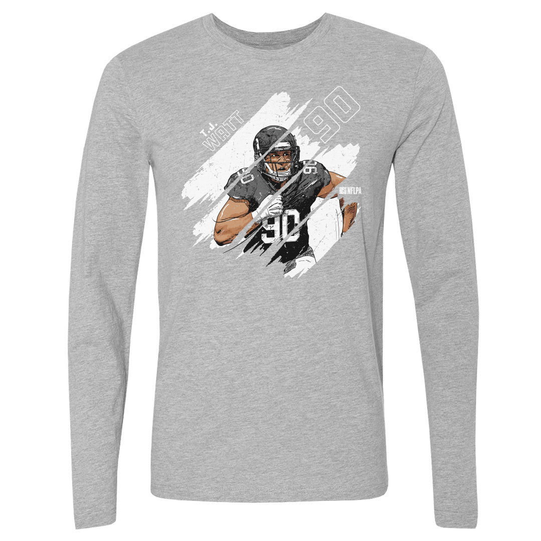 T.J. Watt Men's Long Sleeve T-Shirt | 500 LEVEL