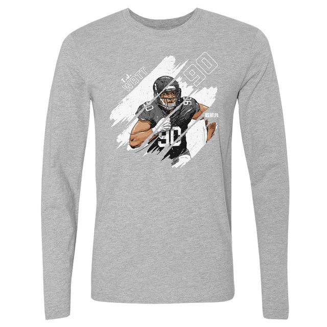 T.J. Watt Men's Long Sleeve T-Shirt | 500 LEVEL