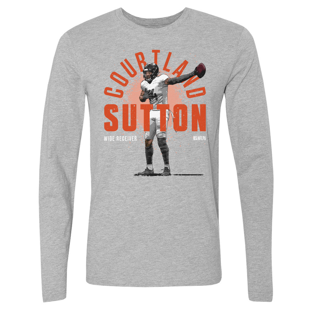 Courtland Sutton Men&#39;s Long Sleeve T-Shirt | 500 LEVEL