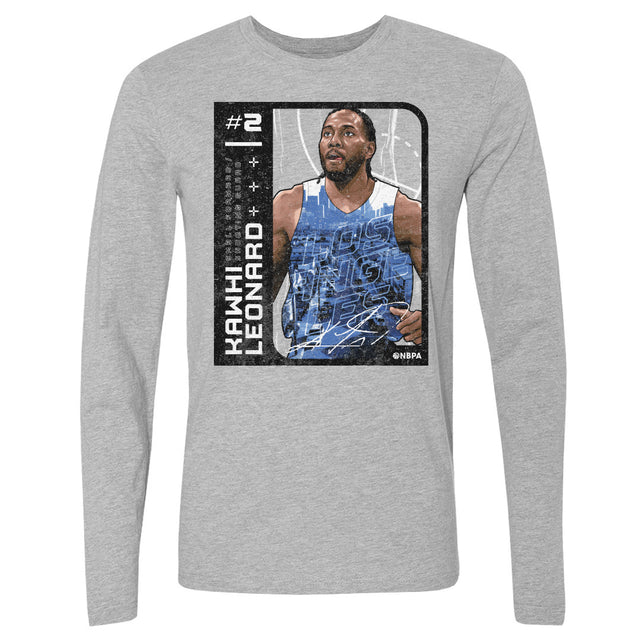Kawhi Leonard Men's Long Sleeve T-Shirt | 500 LEVEL
