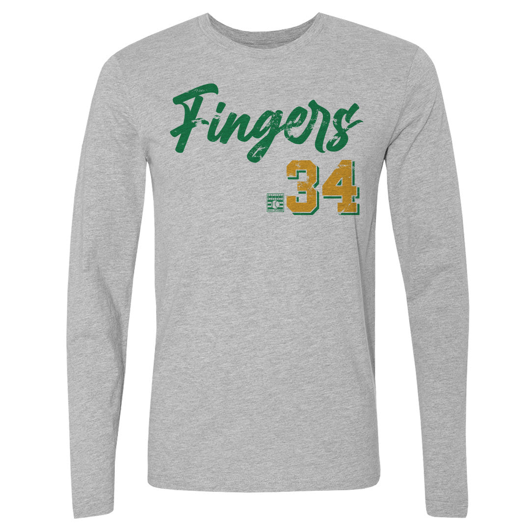 Rollie Fingers Men&#39;s Long Sleeve T-Shirt | 500 LEVEL