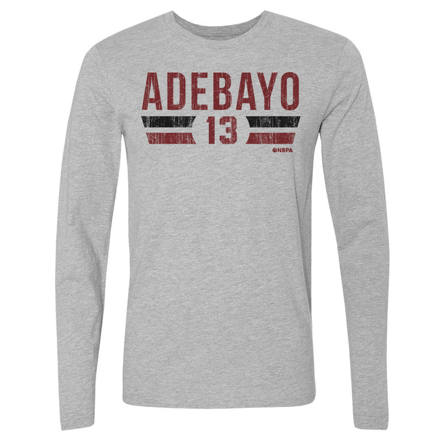 Bam Adebayo Men's Long Sleeve T-Shirt | 500 LEVEL