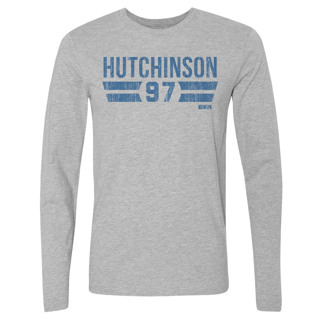 Aidan Hutchinson Men's Long Sleeve T-Shirt | 500 LEVEL