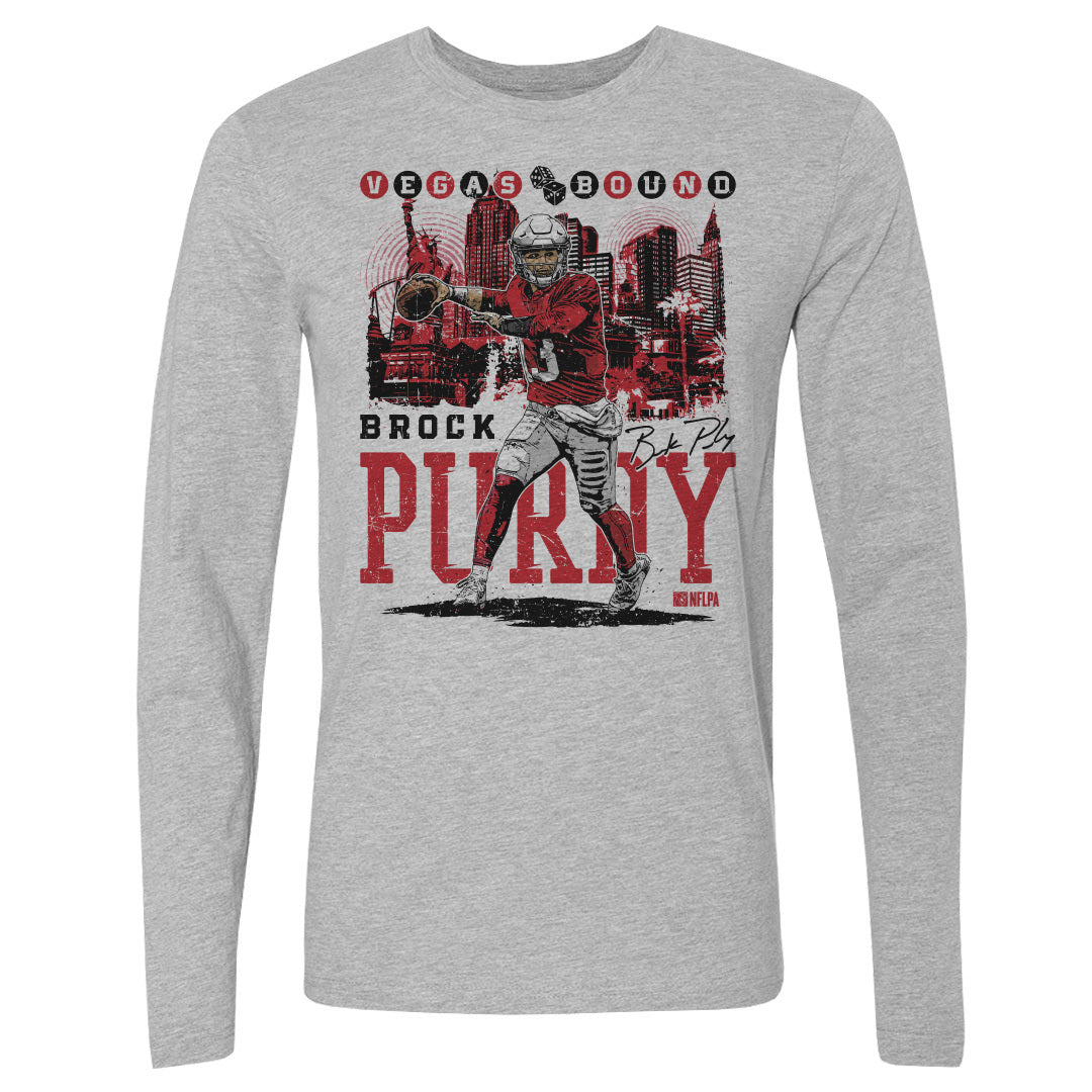 Brock Purdy Men's Long Sleeve T-Shirt | 500 LEVEL