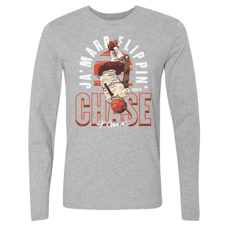Ja'Marr Chase Men's Long Sleeve T-Shirt | 500 LEVEL