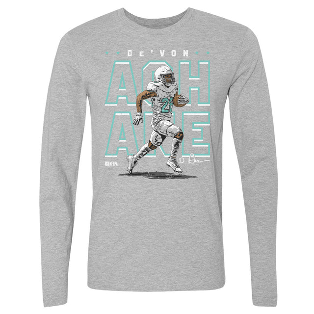 De'Von Achane Men's Long Sleeve T-Shirt | 500 LEVEL
