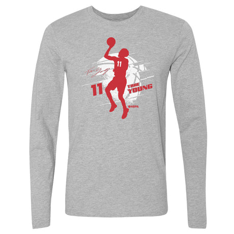 Trae Young Men's Long Sleeve T-Shirt | 500 LEVEL