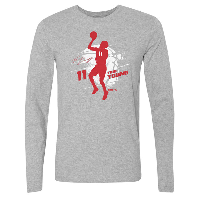 Trae Young Men's Long Sleeve T-Shirt | 500 LEVEL