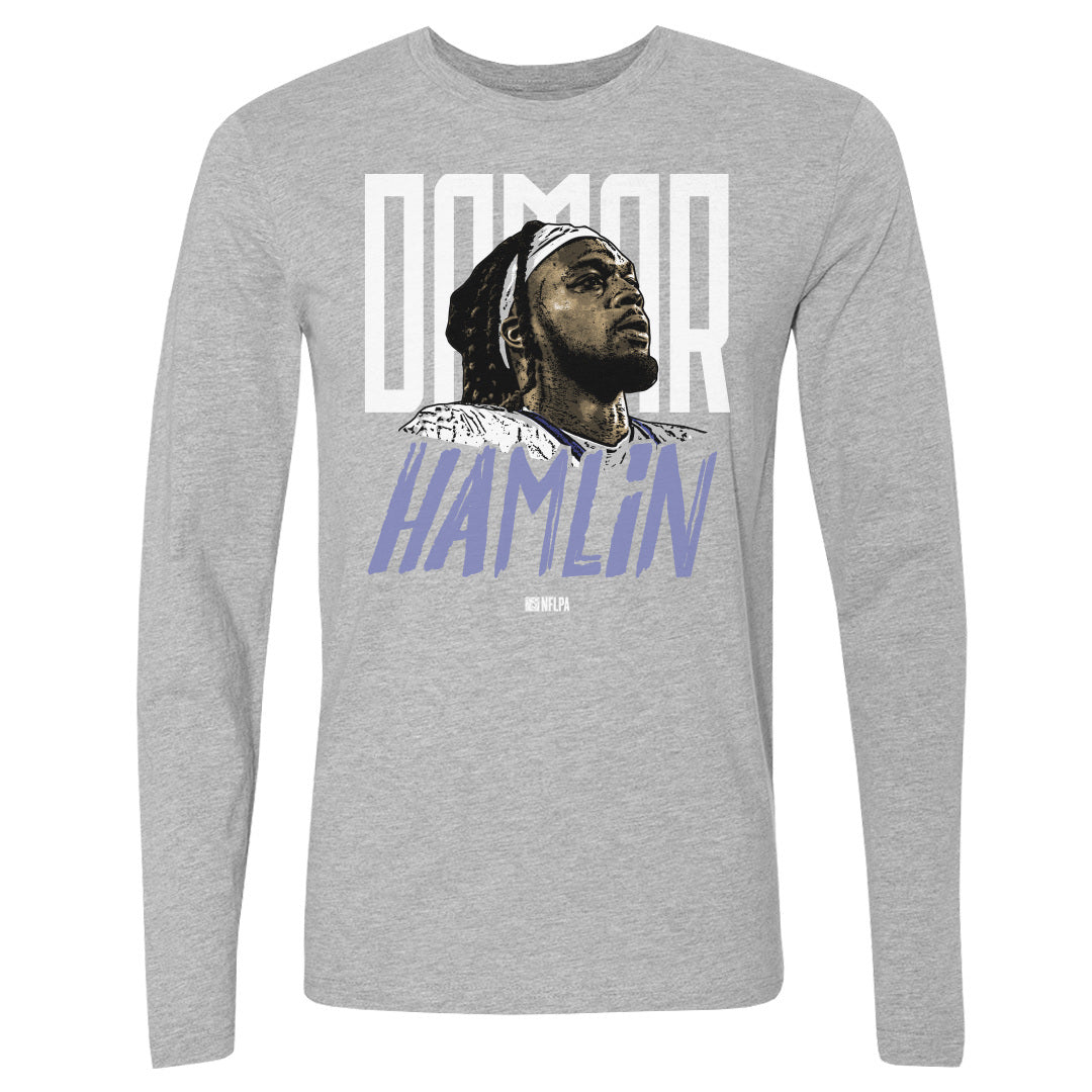 Damar Hamlin Men&#39;s Long Sleeve T-Shirt | 500 LEVEL