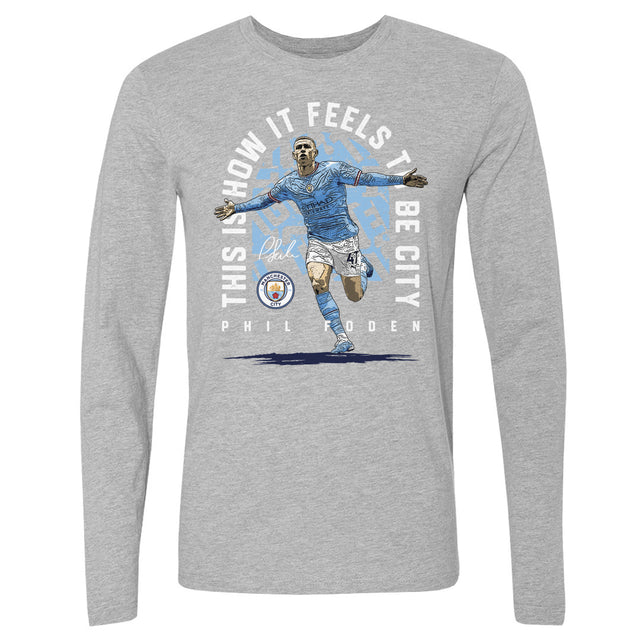 Phil Foden Men's Long Sleeve T-Shirt | 500 LEVEL