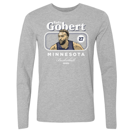 Rudy Gobert Men's Long Sleeve T-Shirt | 500 LEVEL