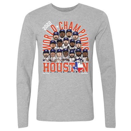 Houston Men's Long Sleeve T-Shirt | 500 LEVEL
