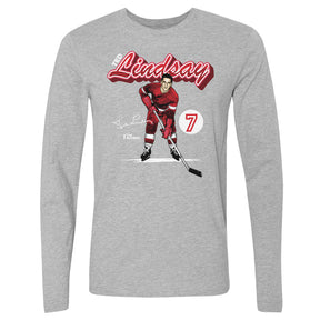 Ted Lindsay Men's Long Sleeve T-Shirt | 500 LEVEL