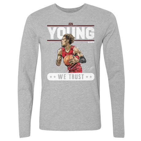 Trae Young Men's Long Sleeve T-Shirt | 500 LEVEL
