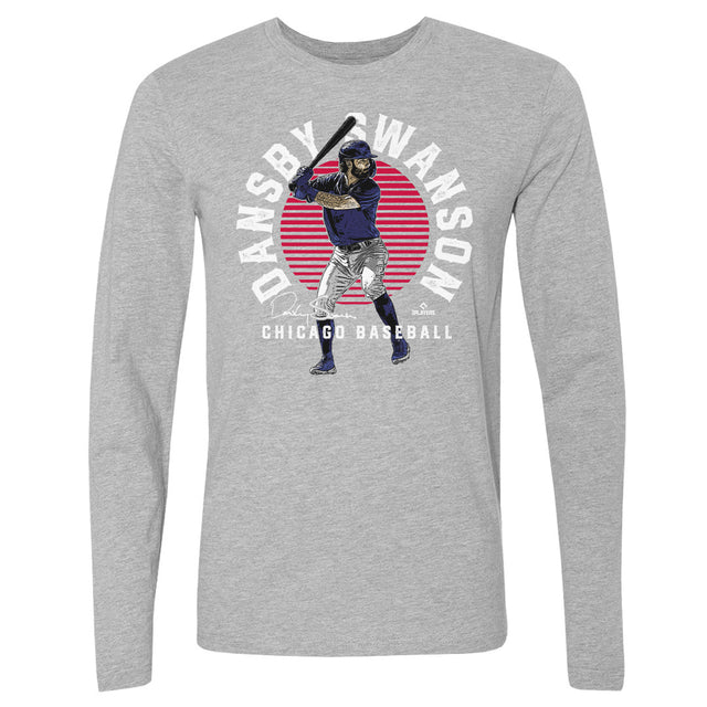 Dansby Swanson Men's Long Sleeve T-Shirt | 500 LEVEL