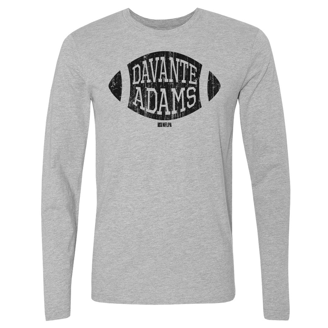 Davante Adams Men&#39;s Long Sleeve T-Shirt | 500 LEVEL