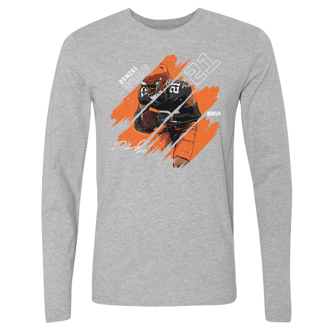 Denzel Ward Men's Long Sleeve T-Shirt | 500 LEVEL