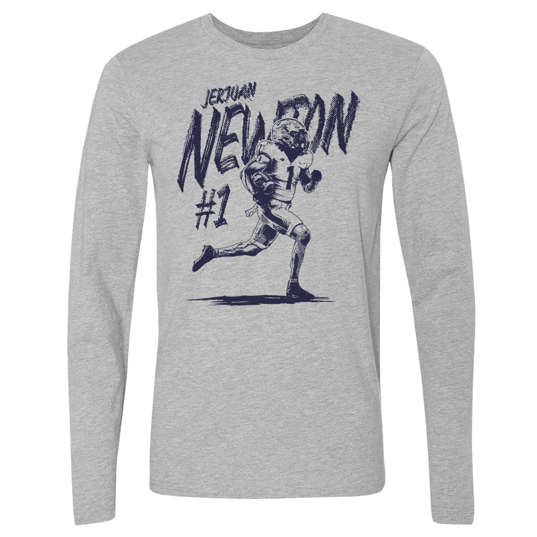 Jerjuan Newton Men's Long Sleeve T-Shirt | 500 LEVEL