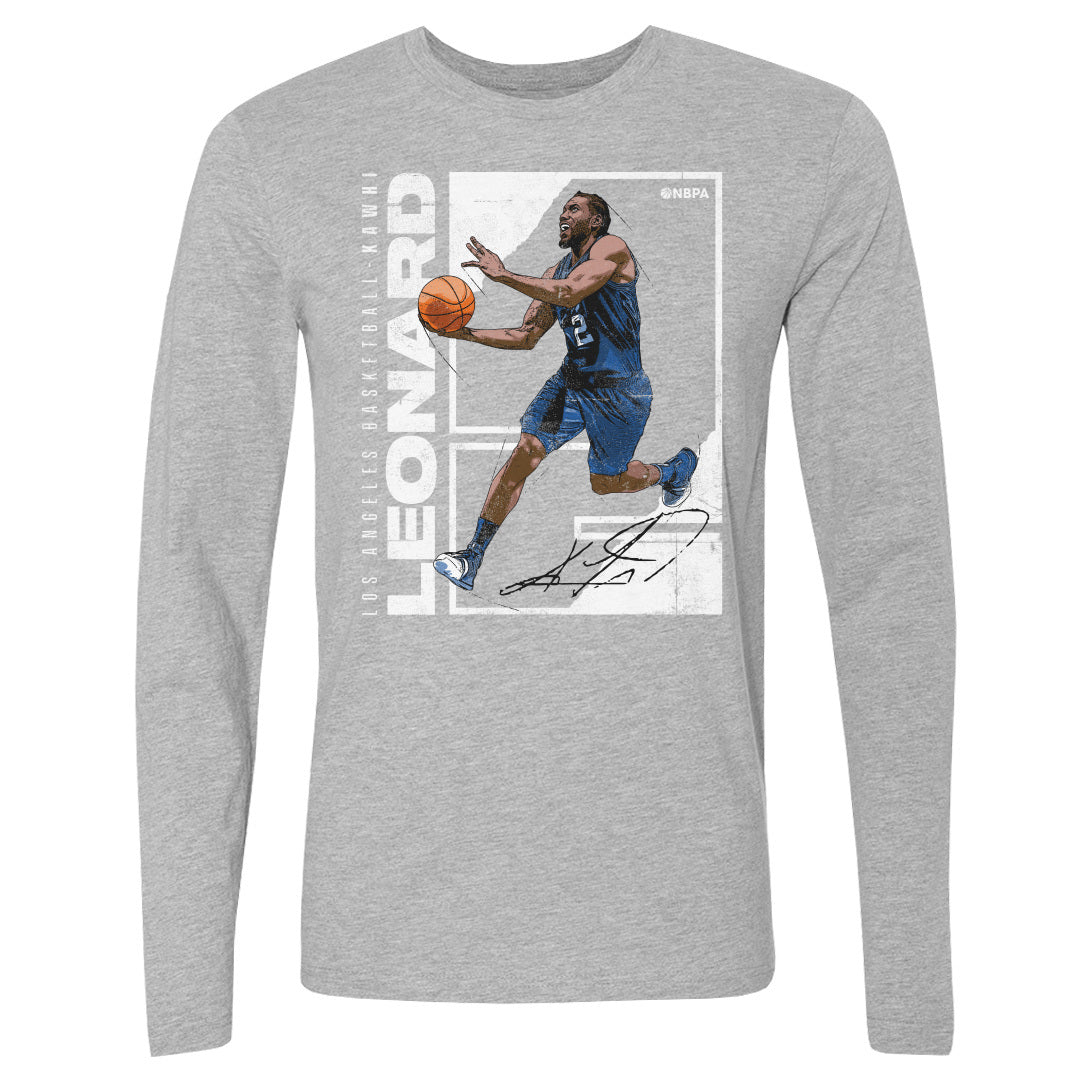 Kawhi Leonard Men's Long Sleeve T-Shirt | 500 LEVEL