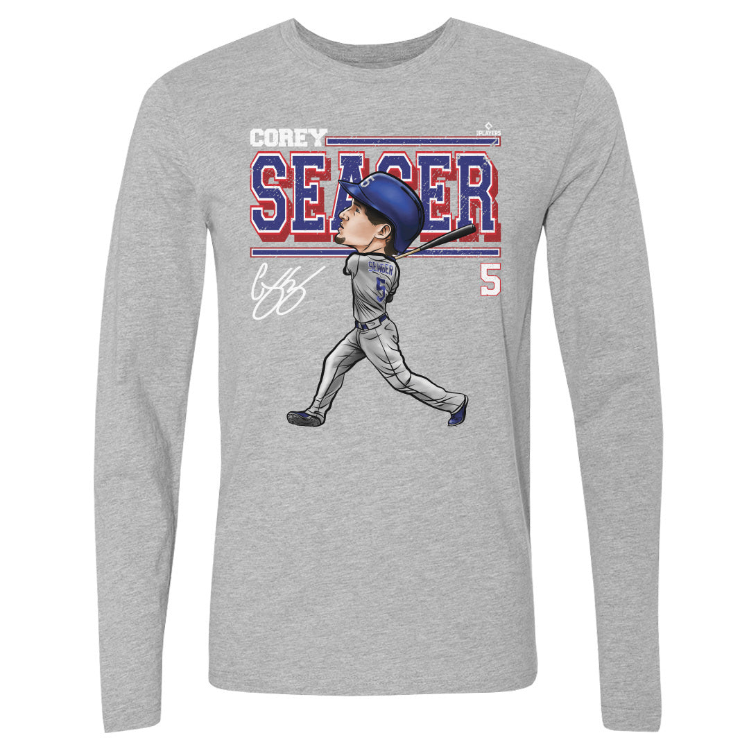 Corey Seager Men's Long Sleeve T-Shirt | 500 LEVEL