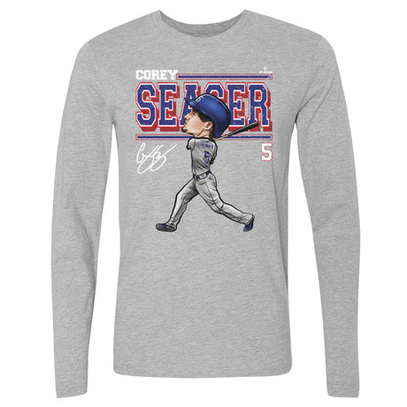 Corey Seager Men's Long Sleeve T-Shirt | 500 LEVEL