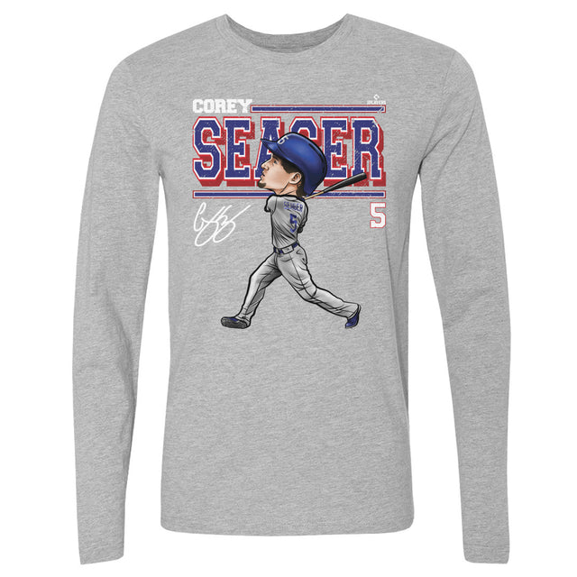 Corey Seager Men's Long Sleeve T-Shirt | 500 LEVEL