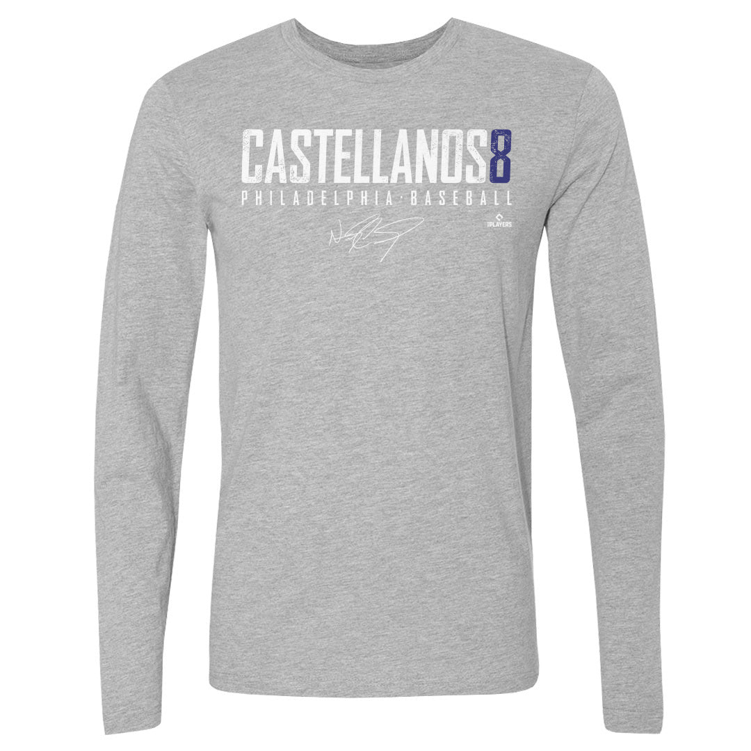 Nick Castellanos Men's Long Sleeve T-Shirt | 500 LEVEL