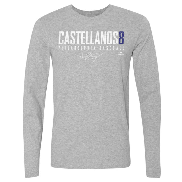 Nick Castellanos Men's Long Sleeve T-Shirt | 500 LEVEL