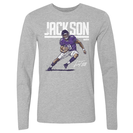 Lamar Jackson Men's Long Sleeve T-Shirt | 500 LEVEL