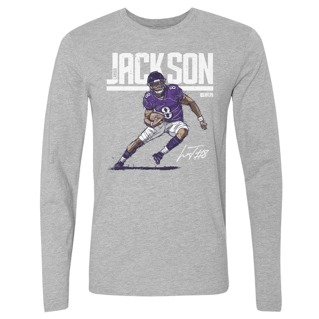 Lamar Jackson Men's Long Sleeve T-Shirt | 500 LEVEL
