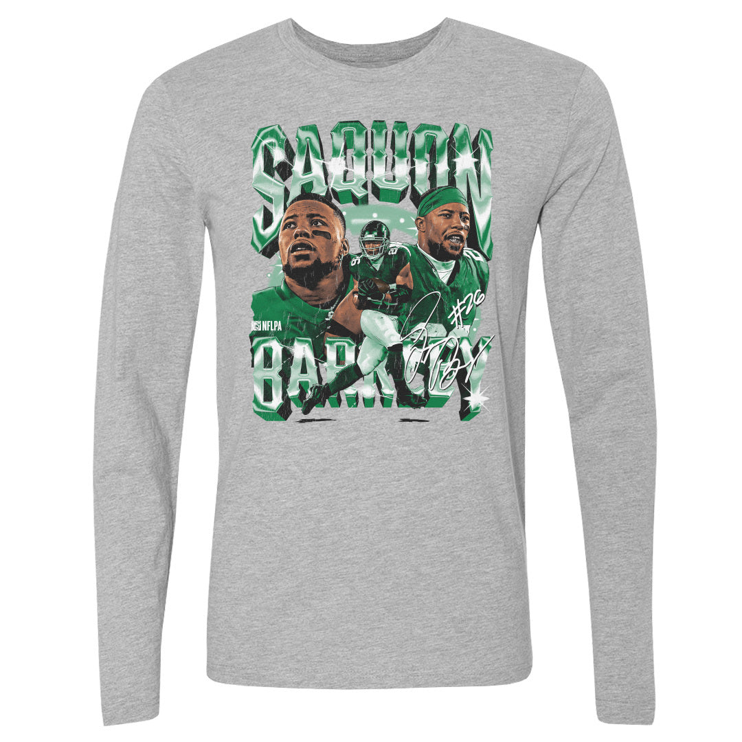 Saquon Barkley Men's Long Sleeve T-Shirt | 500 LEVEL