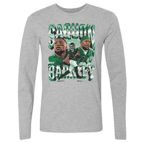 Saquon Barkley Men's Long Sleeve T-Shirt | 500 LEVEL