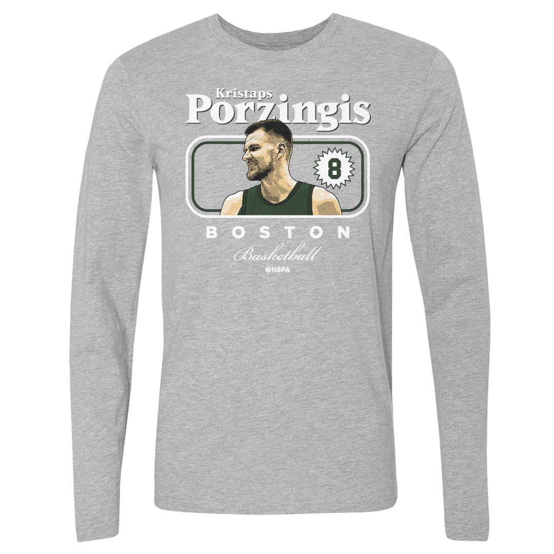 Kristaps Porzingis Men&#39;s Long Sleeve T-Shirt | 500 LEVEL