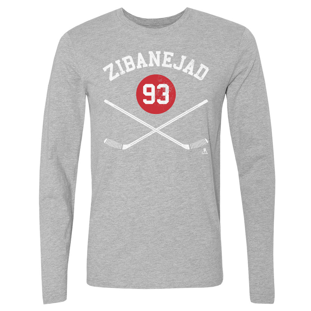 Mika Zibanejad Men&#39;s Long Sleeve T-Shirt | 500 LEVEL
