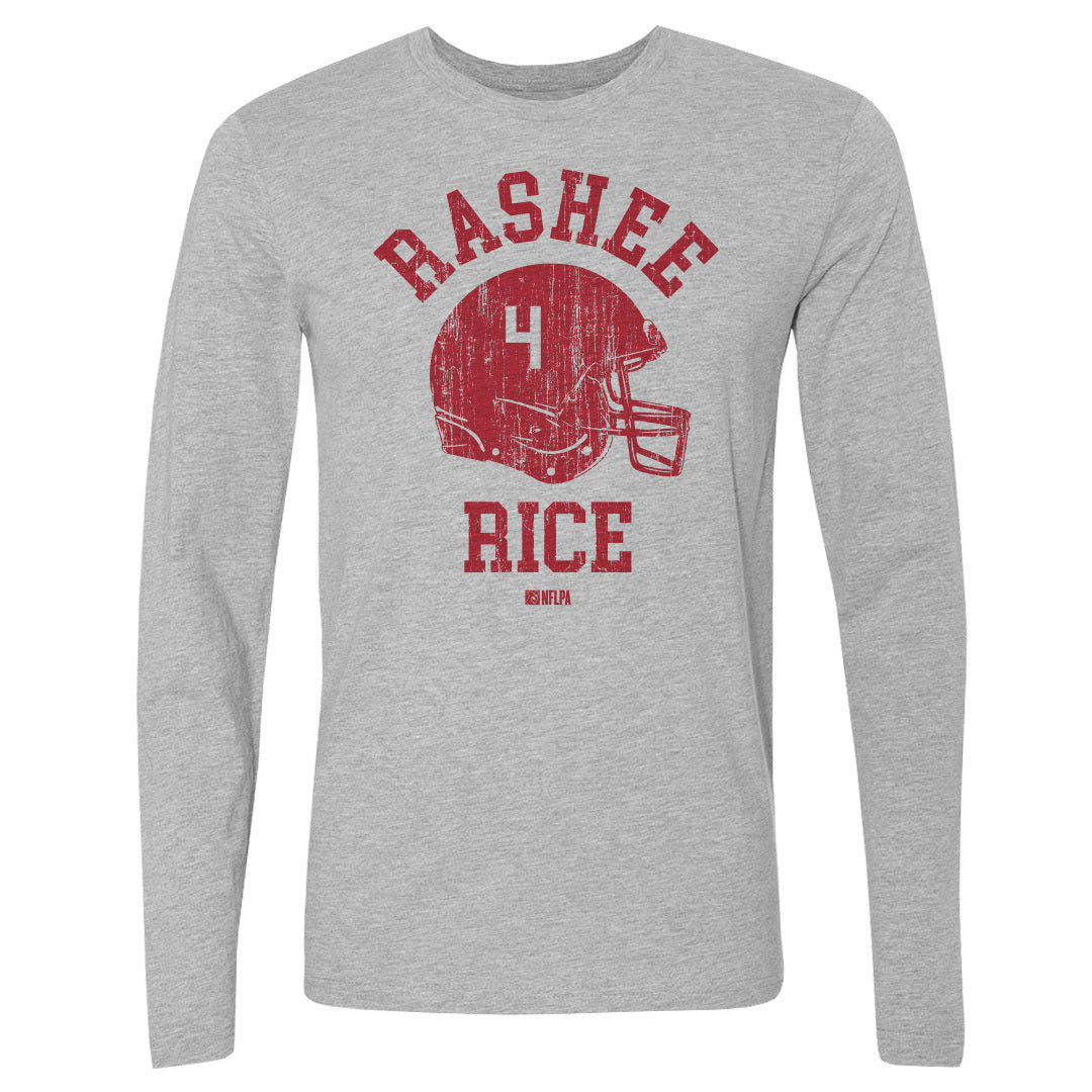 Rashee Rice Men's Long Sleeve T-Shirt | 500 LEVEL
