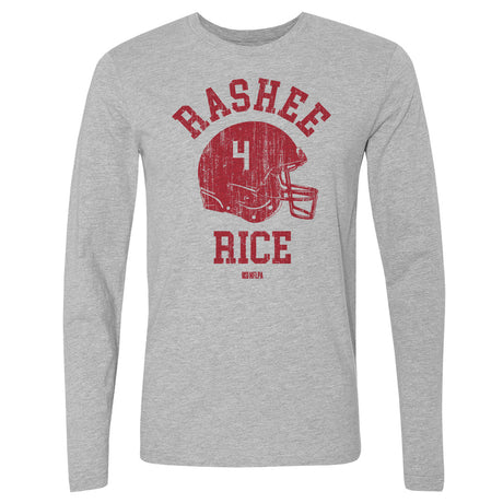 Rashee Rice Men's Long Sleeve T-Shirt | 500 LEVEL