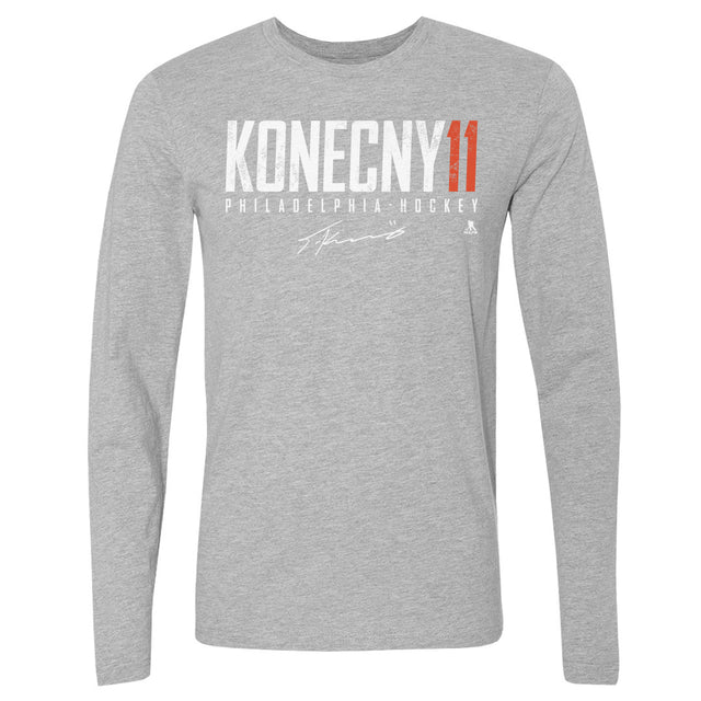 Travis Konecny Men's Long Sleeve T-Shirt | 500 LEVEL