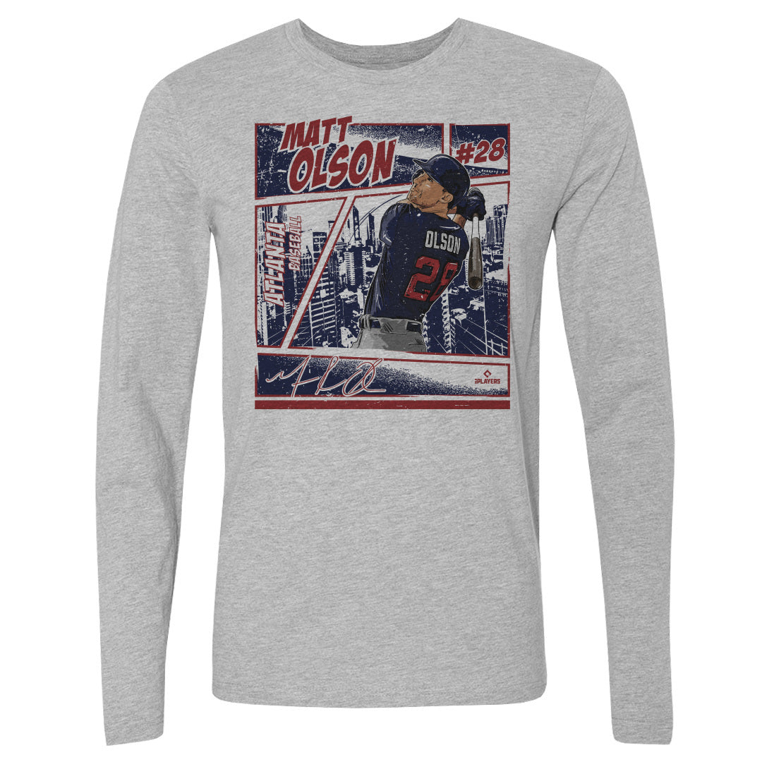 Matt Olson Men's Long Sleeve T-Shirt | 500 LEVEL