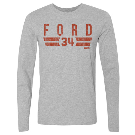 Jerome Ford Men's Long Sleeve T-Shirt | 500 LEVEL