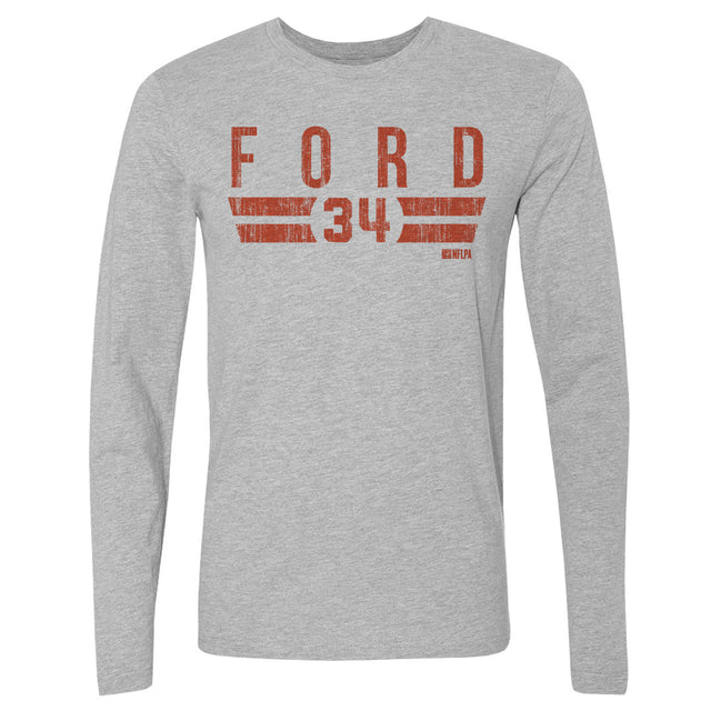 Jerome Ford Men's Long Sleeve T-Shirt | 500 LEVEL