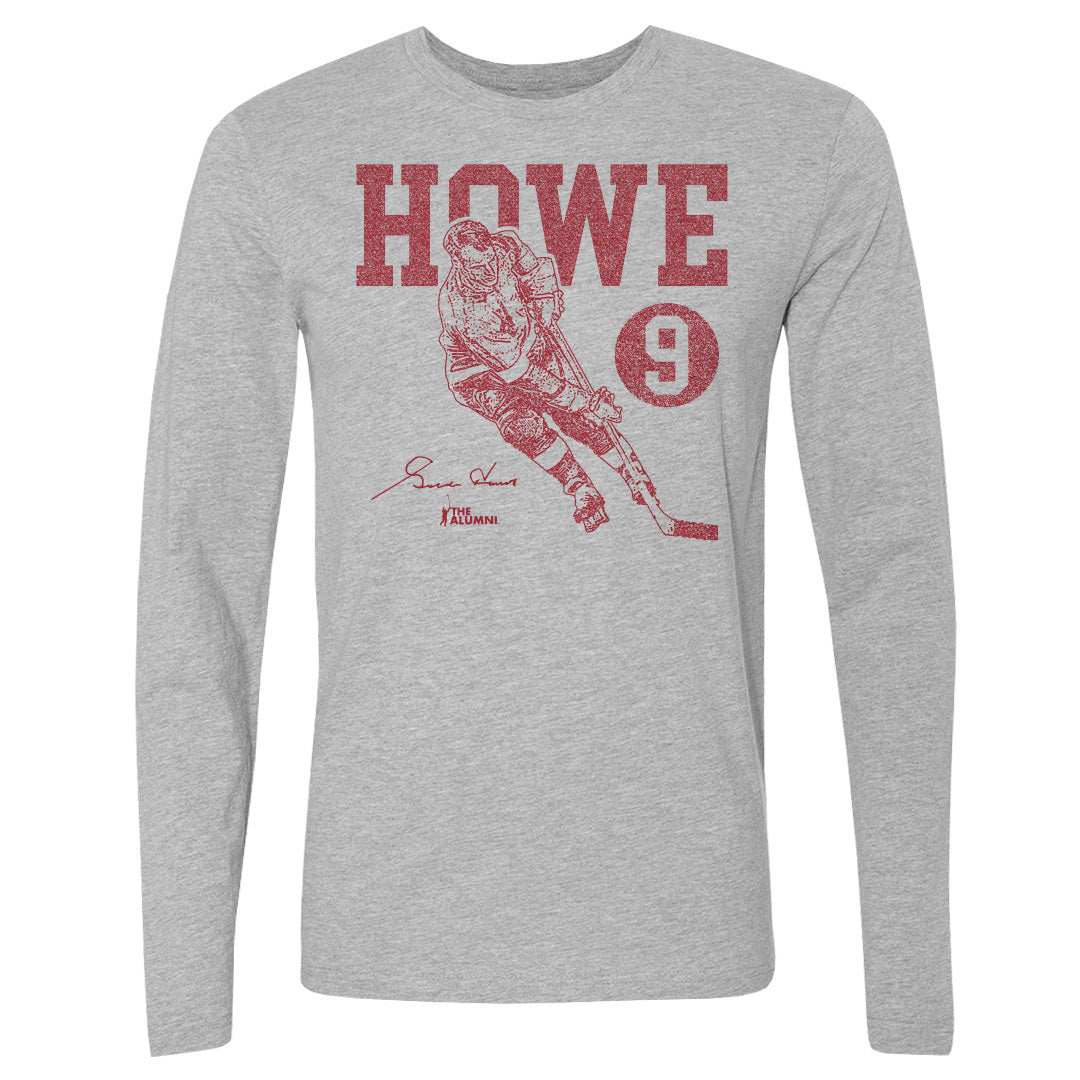Gordie Howe Men's Long Sleeve T-Shirt | 500 LEVEL