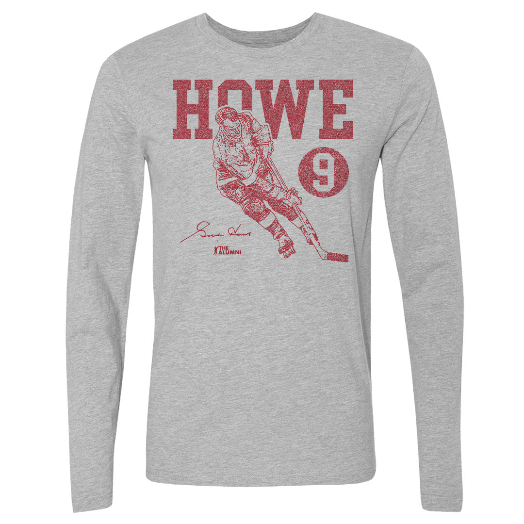 Gordie Howe Men&#39;s Long Sleeve T-Shirt | 500 LEVEL
