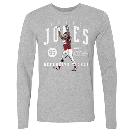 Chris Jones Men's Long Sleeve T-Shirt | 500 LEVEL