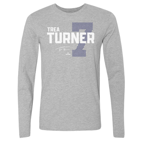 Trea Turner Men's Long Sleeve T-Shirt | 500 LEVEL
