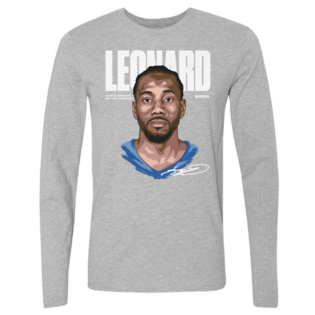 Kawhi Leonard Men's Long Sleeve T-Shirt | 500 LEVEL