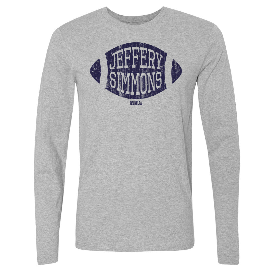 Jeffery Simmons Men&#39;s Long Sleeve T-Shirt | 500 LEVEL