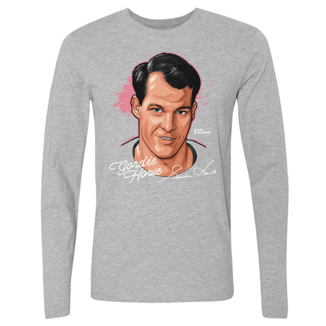 Gordie Howe Men's Long Sleeve T-Shirt | 500 LEVEL